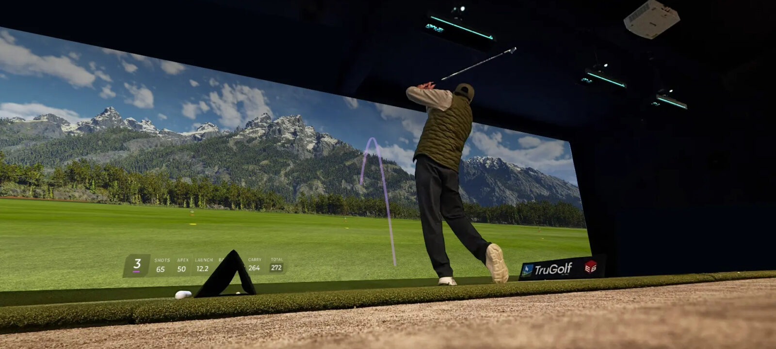 TruGolf RANGE simulator concept